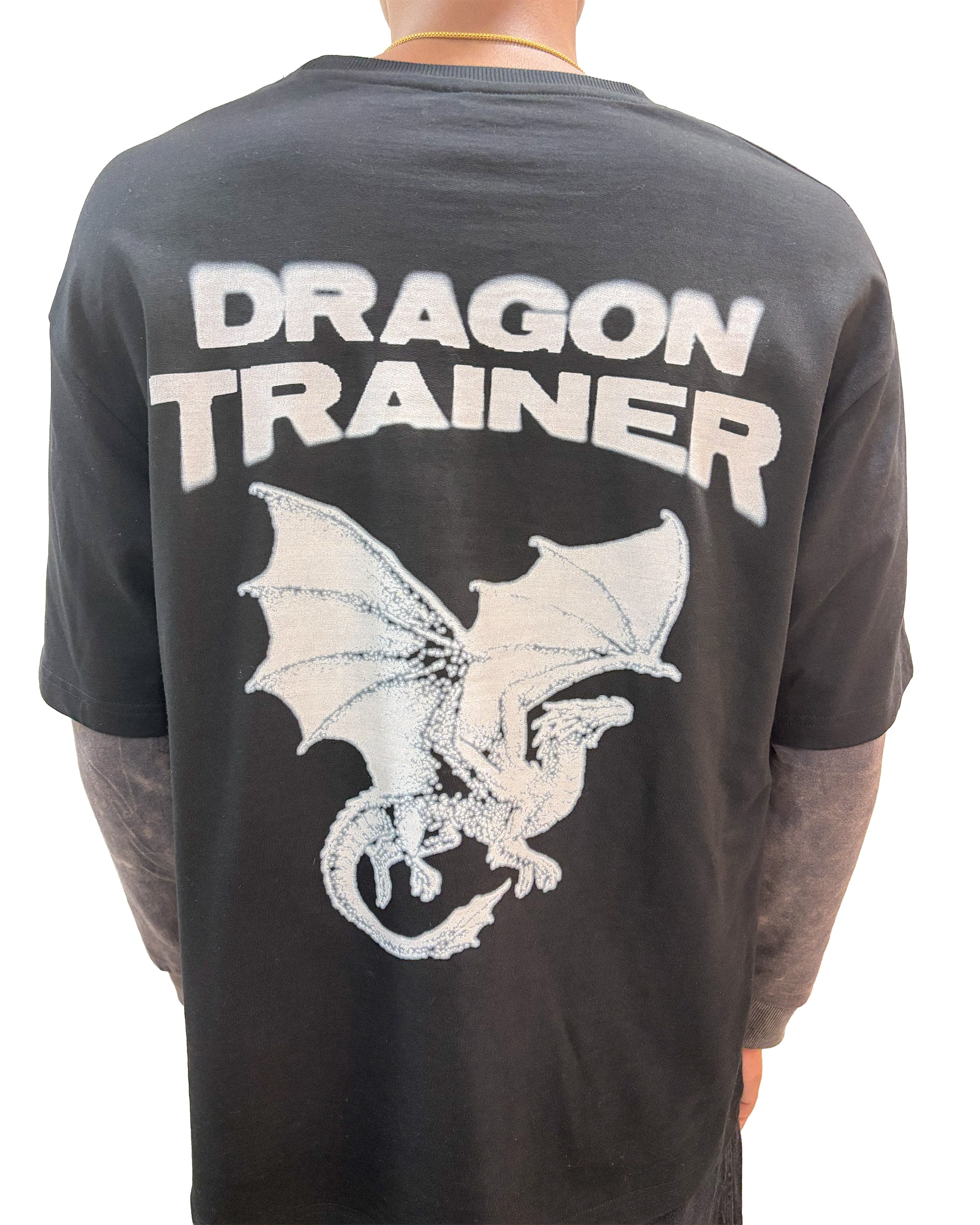 Dragon Trainer- Oversized Attached sleeve T-shirt