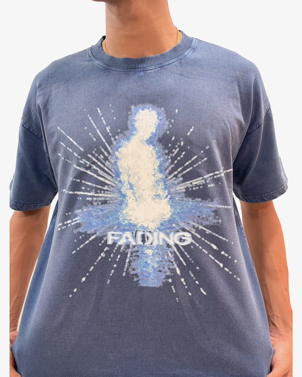 Fading - Denim washed Boxy fit T-shirt