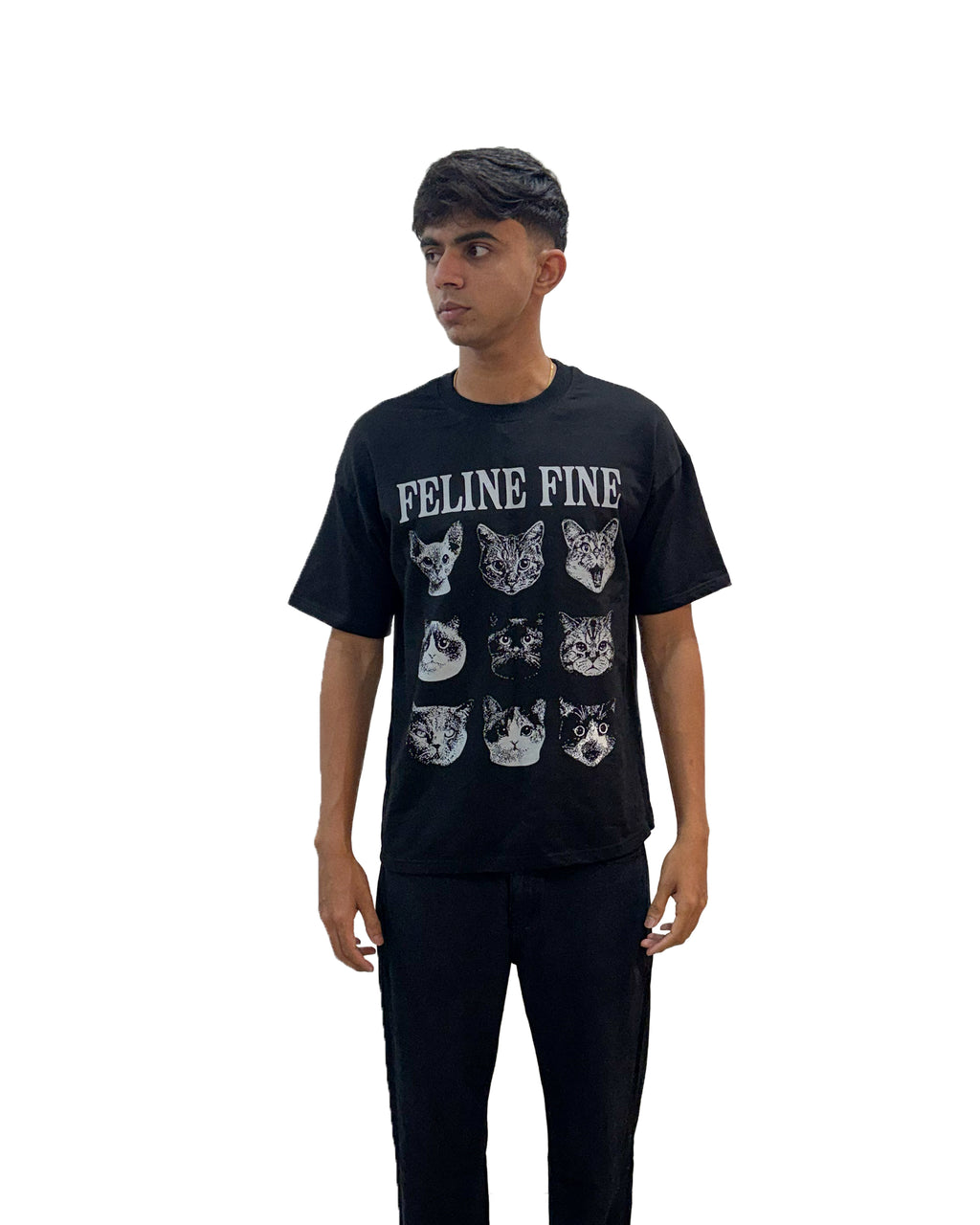 Feline fine Oversized T-shirt