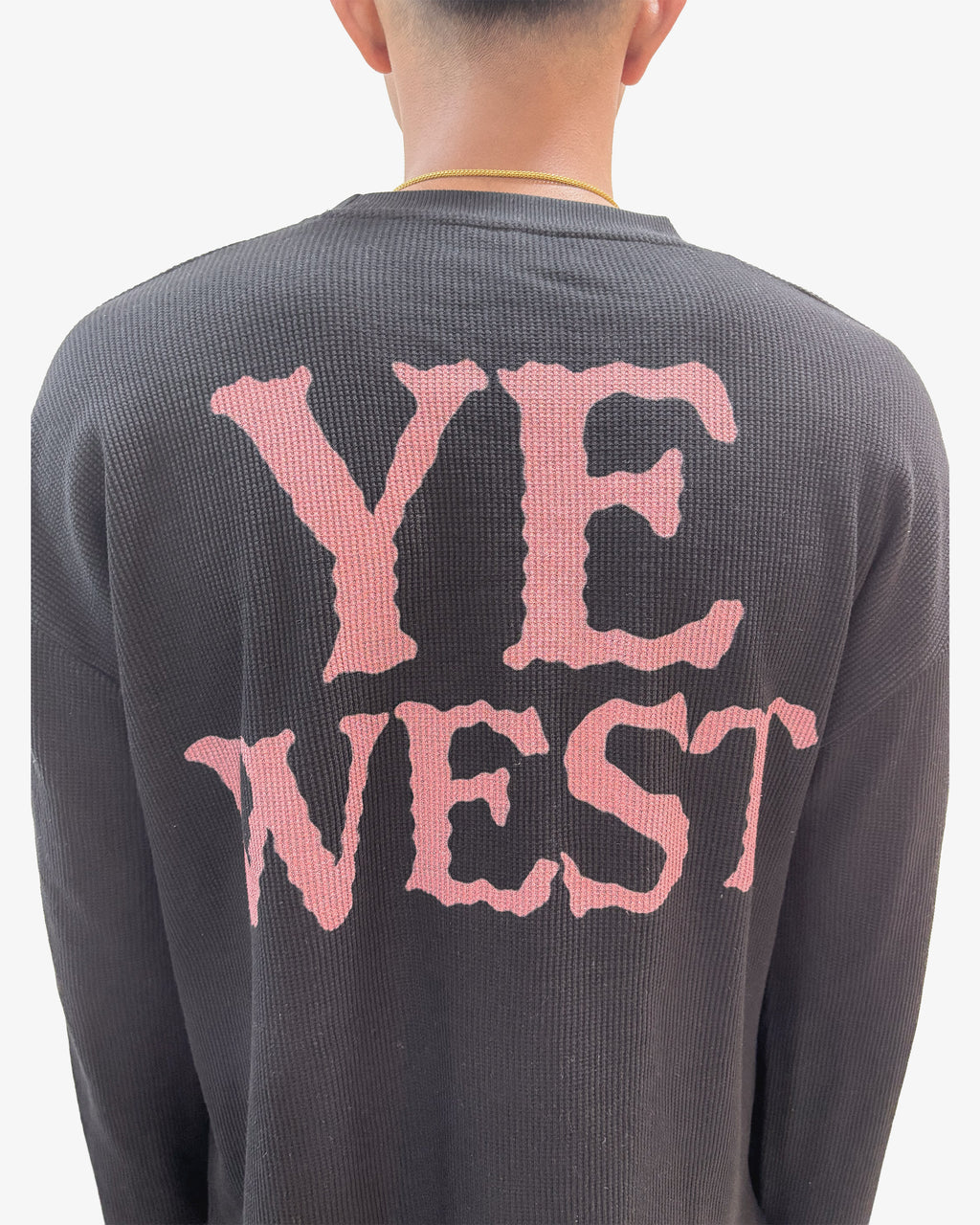 Ye west Oversized Waffle T-shirt