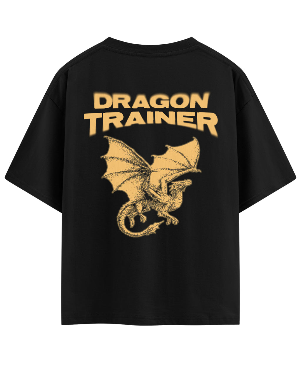 Black Oversized T-shirt Back Design