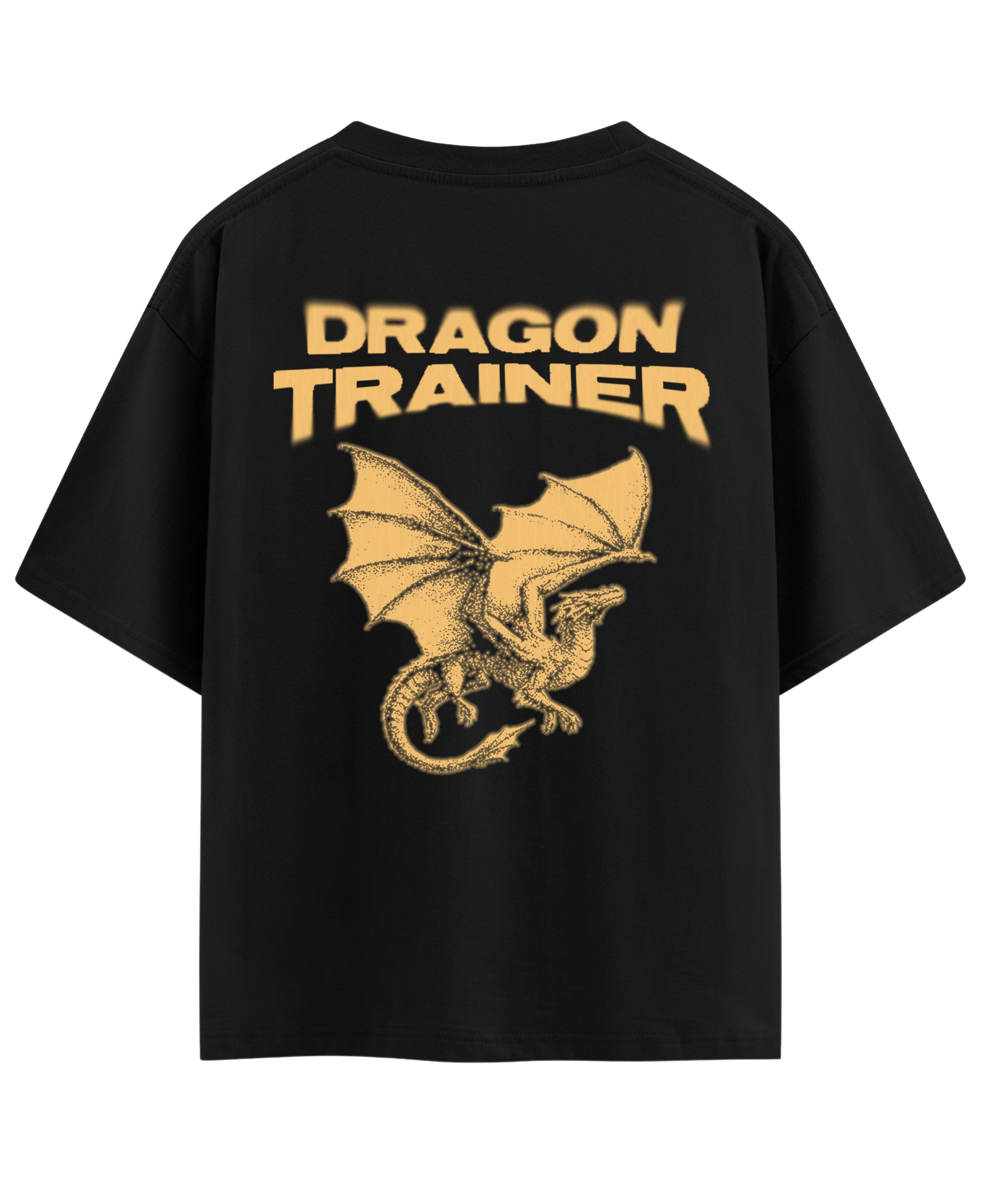 Black Oversized T-shirt Back Design