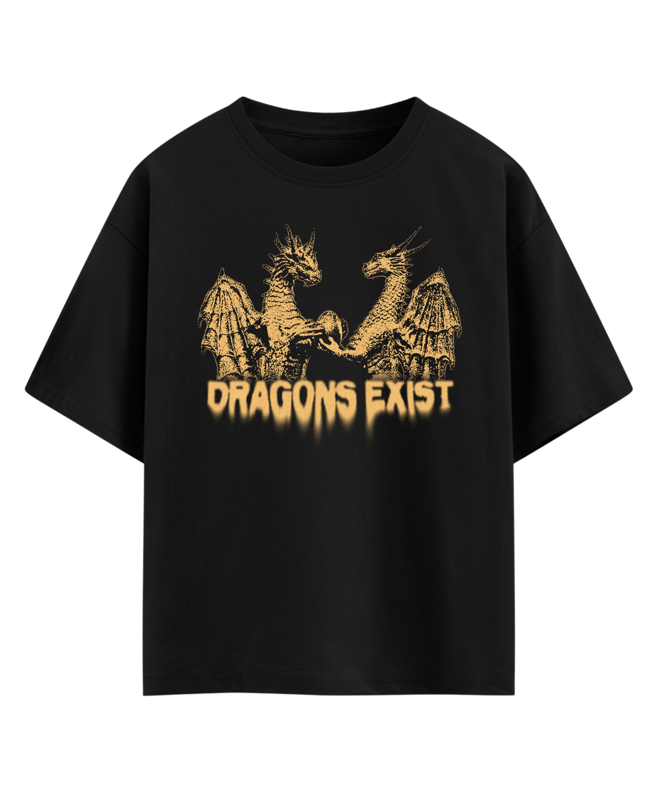 Black Oversized T-shirt Front Design