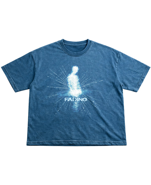 Denim Wash Boxy Fit T-shirt Front Design