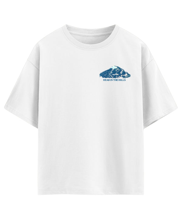 White Oversized T-shirt Front Design