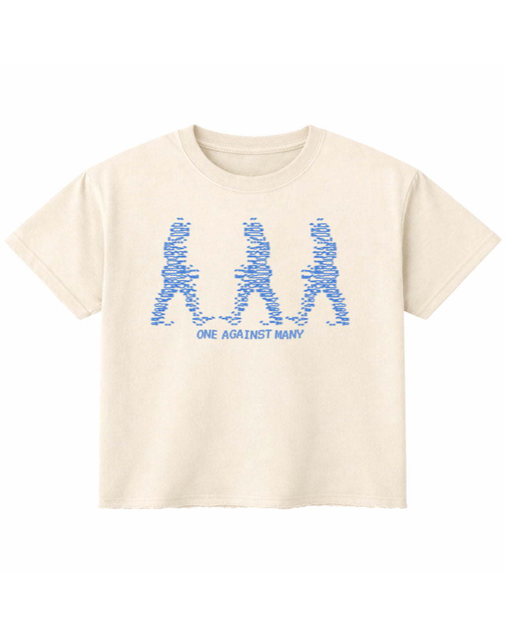 Off White Boxy Fit T-shirt Front Design