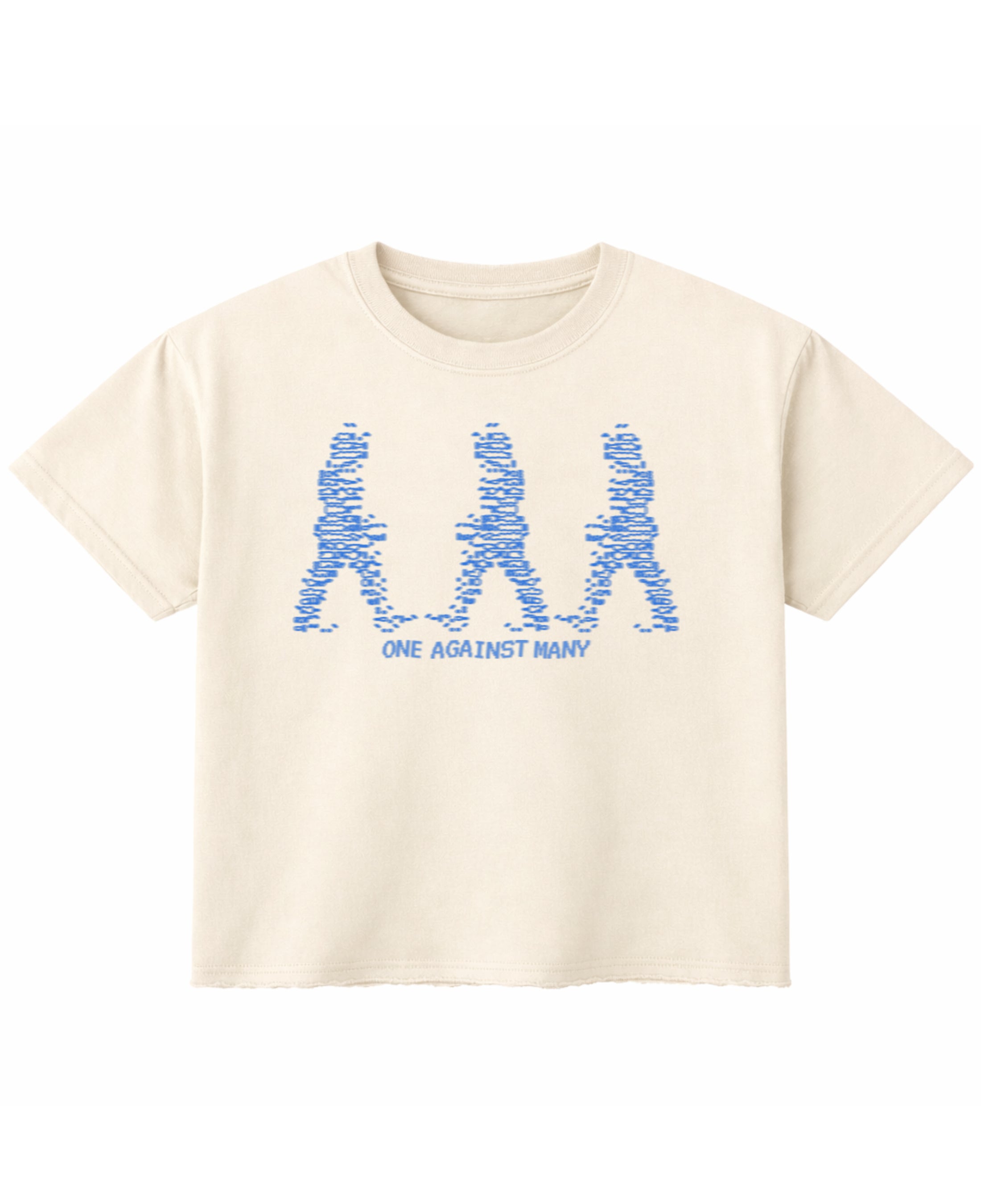 Off White Boxy Fit T-shirt Front Design